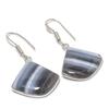 Přírodní opalový drahokam Owhyee 925 Sterling Silver Šperk Náušnice 1,58" AE-12444