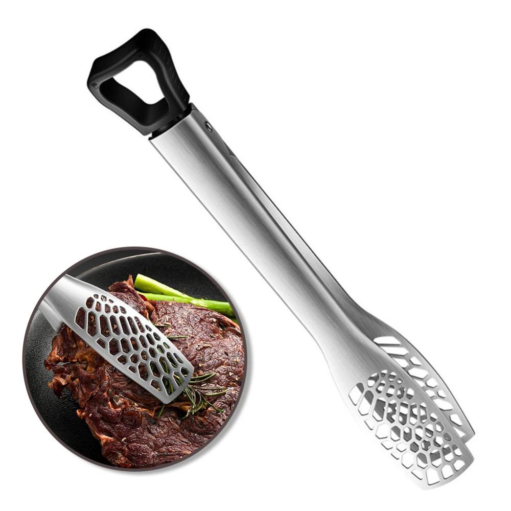 Anti-scalding Barbecue Clip Stainless Steel Bread Clamp Steak Clip Food Tong  Hotel