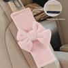 Universal Bowknot Car Seat Belt Shoulder Pad Ice Silk Safety Belt Cover Protective Interior Accessories For Women