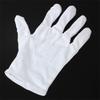 12 Pairs White Cotton Work Gloves Reusable Inspection Gloves for Handling