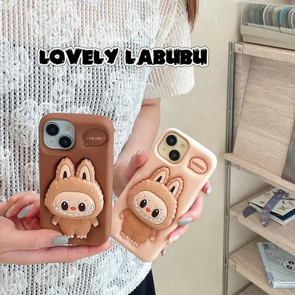 Cartoon Niedlicher Labu Ausziehbarer Ständer IPhone17 Apple 16 für 13/14Pro Max Handyhülle 15