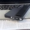 Luxury Carbon Fiber Elastic Silicone Wrist Strap Phone Case For Samsung S26 S25+ S24+ S23 Ultra Hard PC Matte Texture Back Cover