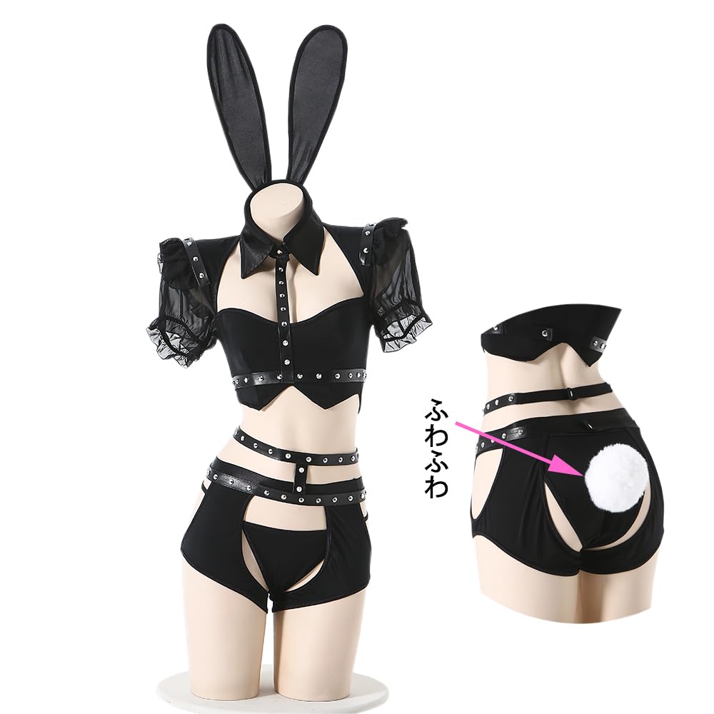 Bunny Girl Reverse High Photo Rabbit One Size Fits Black [SHLYMP] Cosplay, Sexy, Erotic, Erotic, Extreme, Bunny, Perforated, Bondage, Lingerie,