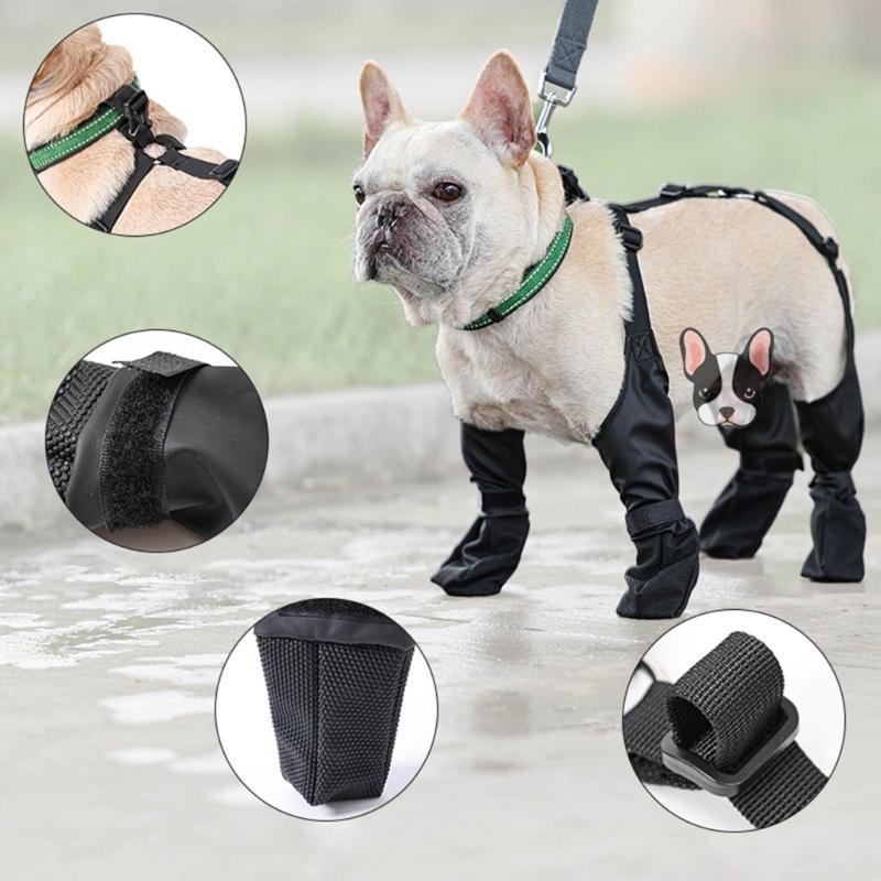 Dog Shoe Boot Anti-slip Durable Anti-Dirty Puppy Shoes Pet Boot Dog Waterproof Breathable Non-Slip Outdoor