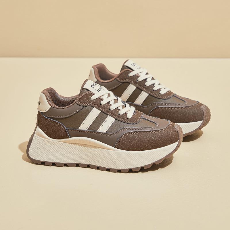 Forrest Gump Shoes for Women's Trendy Spring New Style Height-enhancing Students' Running Sports Casual Shoes Street Photography
