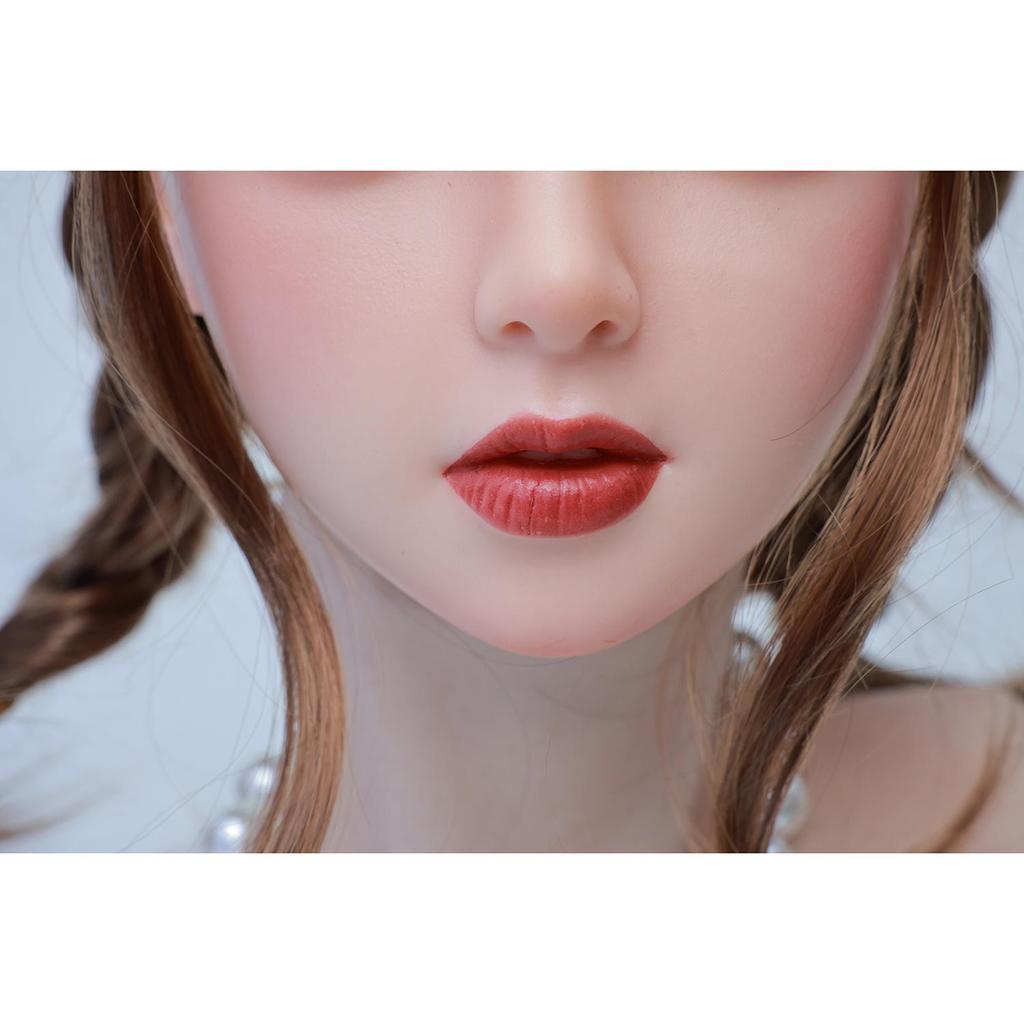 100% Silicone Head Standard Wig Suitable for 130-180CM Sex Doll Body 2 Connection Methods GJ-TF015
