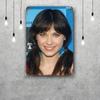 zooey deschanel actor Metal Signs wall decor Vintage Tin Signs Captain Metal Poster Decor for Bar Pub Club Wall Decoration