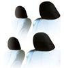 YupbizAuto 4 Piece Car/Truck & DVD/TV Monitor Covers Plain Black
