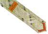 [SIMON CARTER] Simon Carter Paisley Check Silk Tie (Yellow-Green)