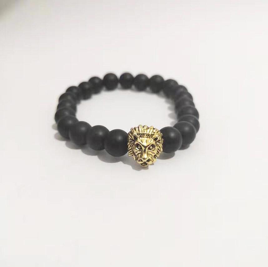 European and American Fashion Lion Head Bracelet