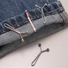 4Pcs Invisible Waist Tightening Clip, Adjustable Metal Jean Button, Pants Waist Reducer Clothing Fastener, Fashion Accessories