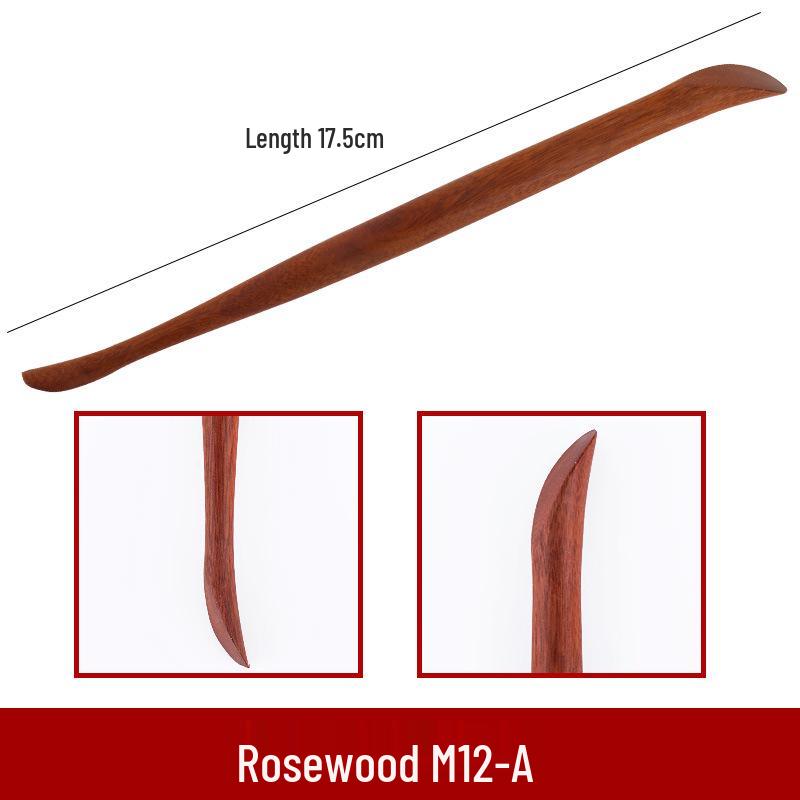 Rosewood Clay Modeling & Carving Knives Set - 7-Piece Pottery Sculpting Tools for Fine Detailing