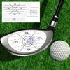 10 Stück Golfschläger Schlagflächen-Aufkleber Golf-Schlagaufkleber-Set Für Übungszwecke Mit Hoher Sichtbarkeit Abriebfestes Design