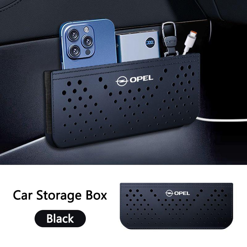 AAAYQ1 Fashion Leather Car Seat Storage Box Seat Gap Storage Box Cell For Opel Vauxhall OPC ADAM Insignia Antara Corsa J D H Kadett GT