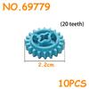 Blocos de Construção MOC Peças Técnicas Engrenagem Eixo Sem-fim Cremalheira Conector Peças a Granel 24014 69778 69779 18946 87407 35185 2471 2474 15460