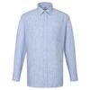 Daks Linen Blend Micro Stripe Regular Fit Dress Shirt Dms3shdl120b1