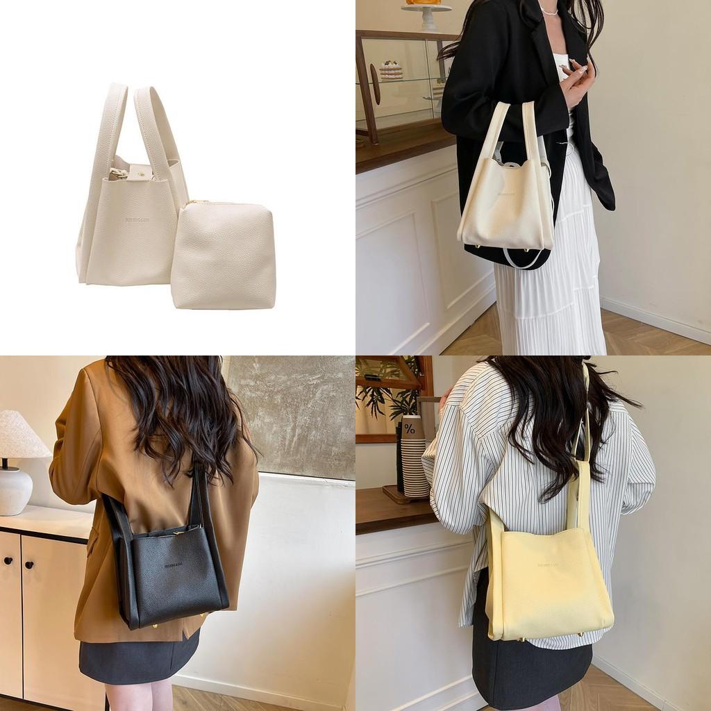 Single Shoulder Fashion Crossbody Bag With Solid Color And Letter Print Design
