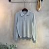 C S In The Room Women Koya Collar Half Open Rib Long Sleeve Knit 4Color