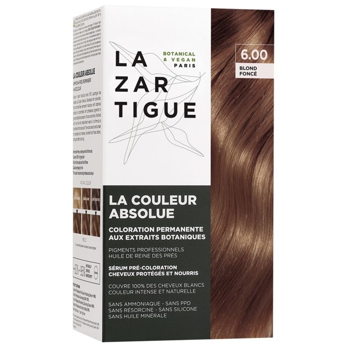 Coloration - Lazartigue - Blond Foncé 6.00 - Sans ammoniaque - Gel - 100% couverture cheveux blancs