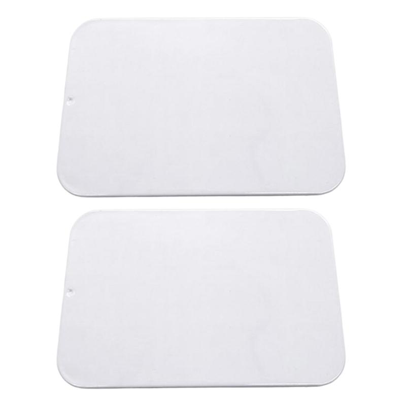 

2 Pieces Practical Sturdy Iron Slide Lid Storage Containers for Convenient Use in Various Setting Daily Casual Use белый