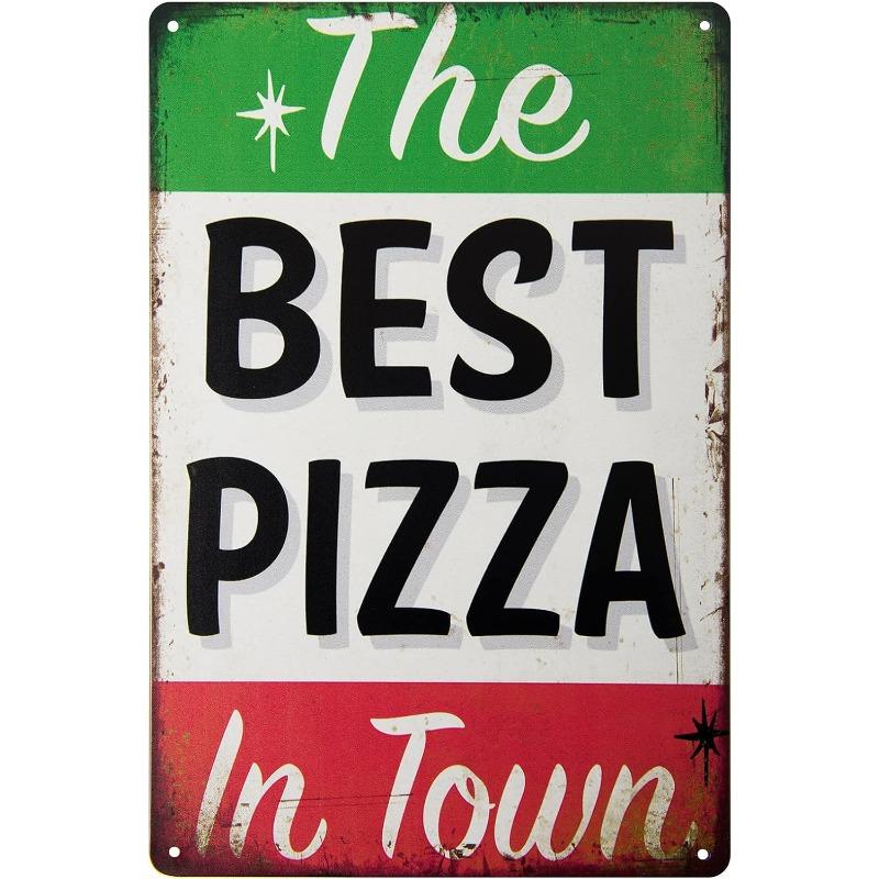 Metal Tin Poster Fast Food Vintage Tin Sign Plaque Metal Retro Plate Hot Dog Poster Wall Decor for Kitchen Cafe Diner Bar