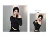 Korean Off-Shoulder Slim Fit Long-Sleeve T-shirt for Women