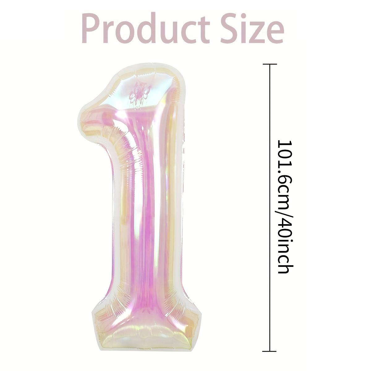 

40 inch colored digital aluminum foil balloons, numbers 0-9, birthday parties, anniversaries, graduation ceremony decorations 40inch