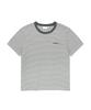 COVERNAT WOMAN Striped T-Shirt Charcoal