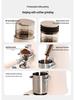 Cross-Border 110V/220V Electric Coffee Bean Grinder with 420 Steel Core – Ideal for Hand Pour Over and Espresso.