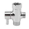 Divertor de duș cu 3 căi din alamă, Valvă de apă cu 3 căi, Separator de apă, Adaptor T de duș cu 7/8
