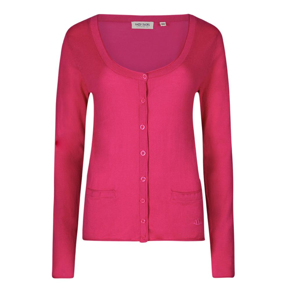 Lazy Jacks Womens/Ladies Knitted Cardigan