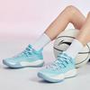 LiNing Sonic 9 Low Slip Resistant Durable Basketball Shoes Kids sneaker Light-Blue ABPR053-3