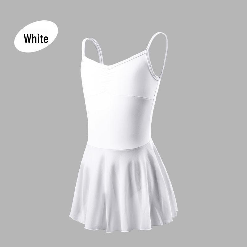 Girls' Camisole Ballet & Gymnastics Dance Costume with Gauze Skirt