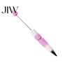 Novelty Rainbow Pens DIY Beadable Pen, Colorful Fancy Beaded Crafting Ballpoint Gift for Students, Party Favors, Creative Office Supplies Decorative