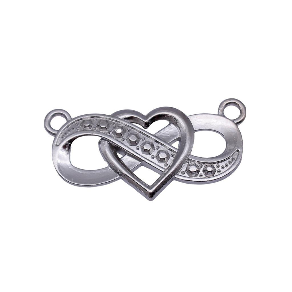 Infinity Connectors Heart Bracelets Charms Lightning Romantic Jewelry Findings
