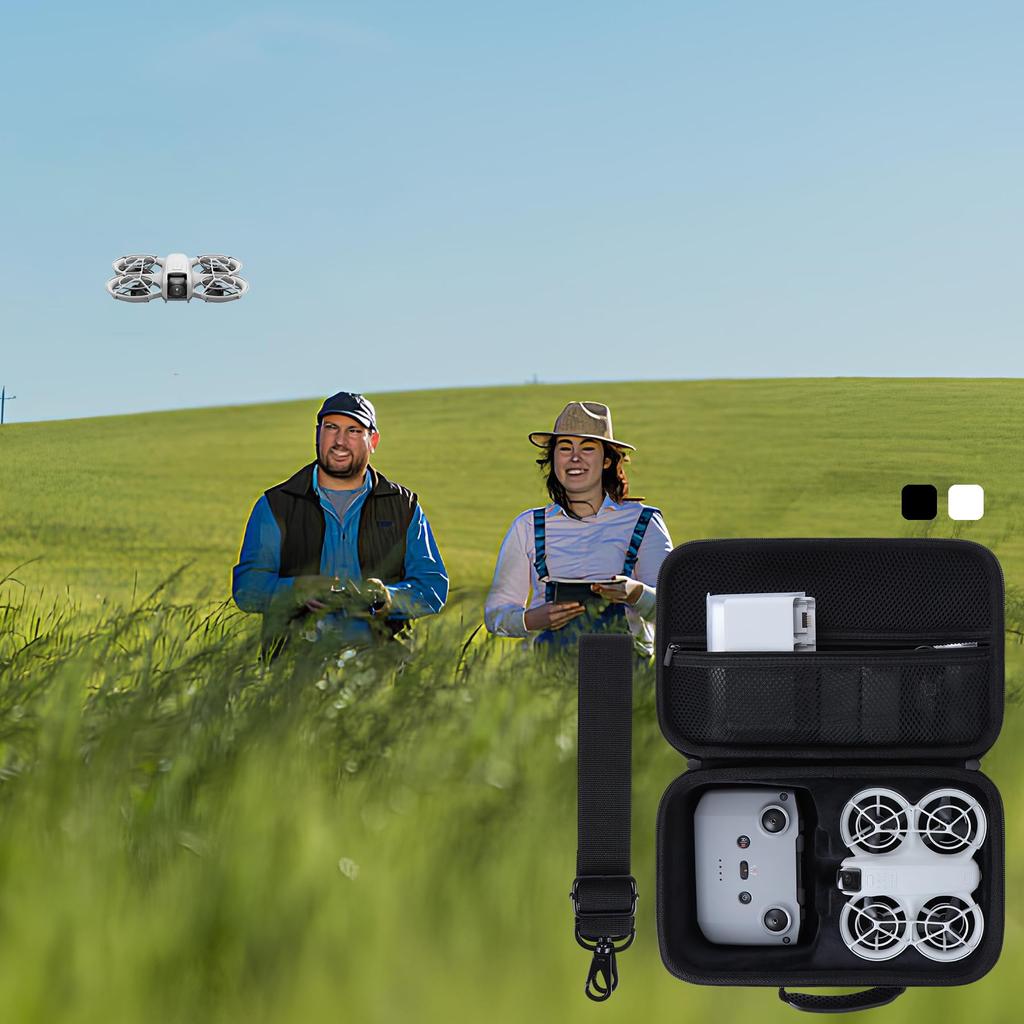 Peyyargo Storage Case Compatible with DJI Neo Motion Fly Combo Drone with Camera and Auto-Tracking Drone [Gray Case Only]