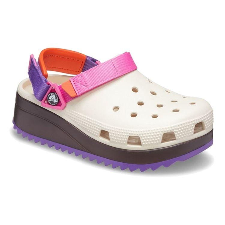 Crocs Classic Clog Unisex Footwear White Pink Purple 206772-1F8