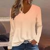Women's autumn and winter fashion digital printed casual long sleeved T-shirt