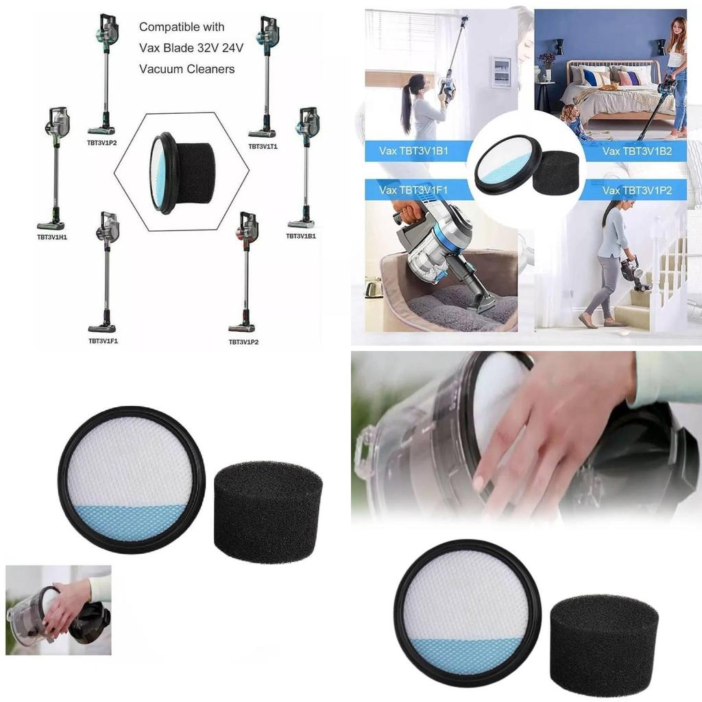 High-quality Black Filter Cotton For Vax Vacuum Cleaners Tbt3v1p1 Tbt3v1b2 Tbt3v1f1