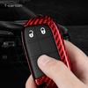 T-Carbon Carbon Fiber Car Key Case Cover Shell For Jeep Grand Cherokee Gladiator Key Cover Car Interior Accessories
