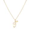 Elegant 26-Letter Uppercase Pendant Necklace: Simple and Fashionable European-American Clavicle Chain with Niche Design