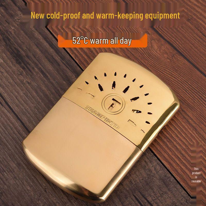Portable Copper Hand Warmer - Winter Heating Pocket Protector Gift