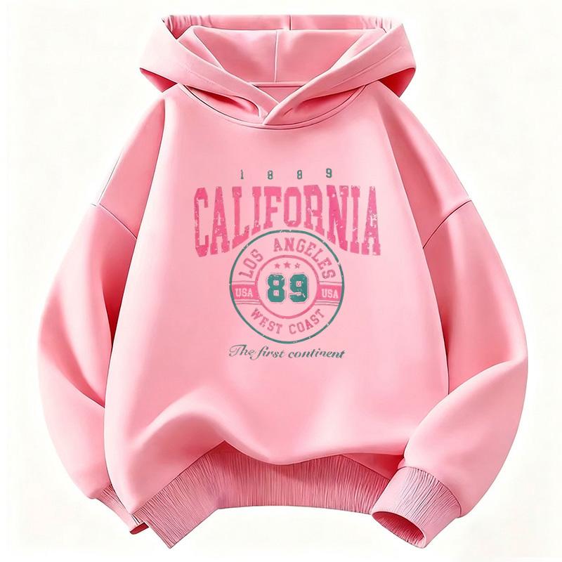 California Los Angeles Fashion Hoodie Kids 2026 Children's Sweatshirt Hoody Casual Hoodies for Boys Girls Clothes
