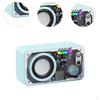 Portable Wirelesses Speaker Mini Stereo for Men Rectangular Multifunctional Bass Subwoofer