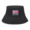 Bucket Hat With Flag of Costa Rica Print , Patriotic Women's Hat Foldable Trendy Fashion Fishing Cap