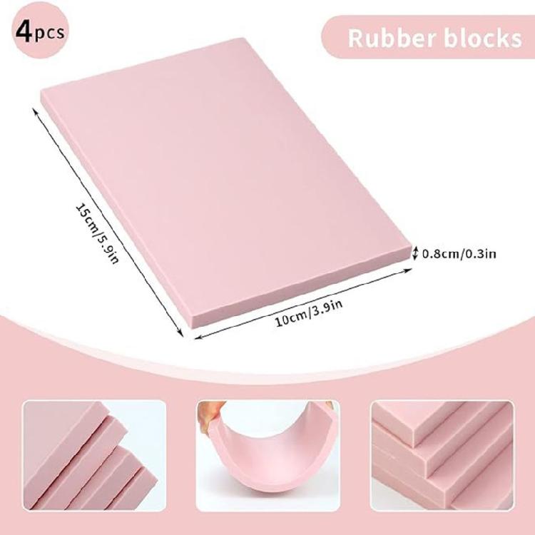 Rubber Stamp Making Kit Rubber Carving Block for Stamp Rubber Carving Block