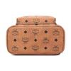 MCM Stark Side Studs Mini Backpack Cognac Visetos Monogram with Studded Straps for Daily & Travel Use
