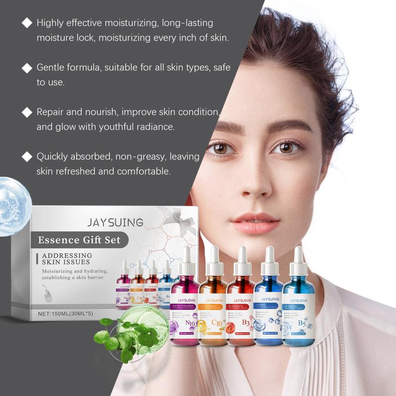 Erschwingliches Hautpflege-Set Gesichtsserum Hyaluronsäure Vitamin C Niacinamid B5 Zur Faltenkontrolle Feuchtigkeitsspendende Routine