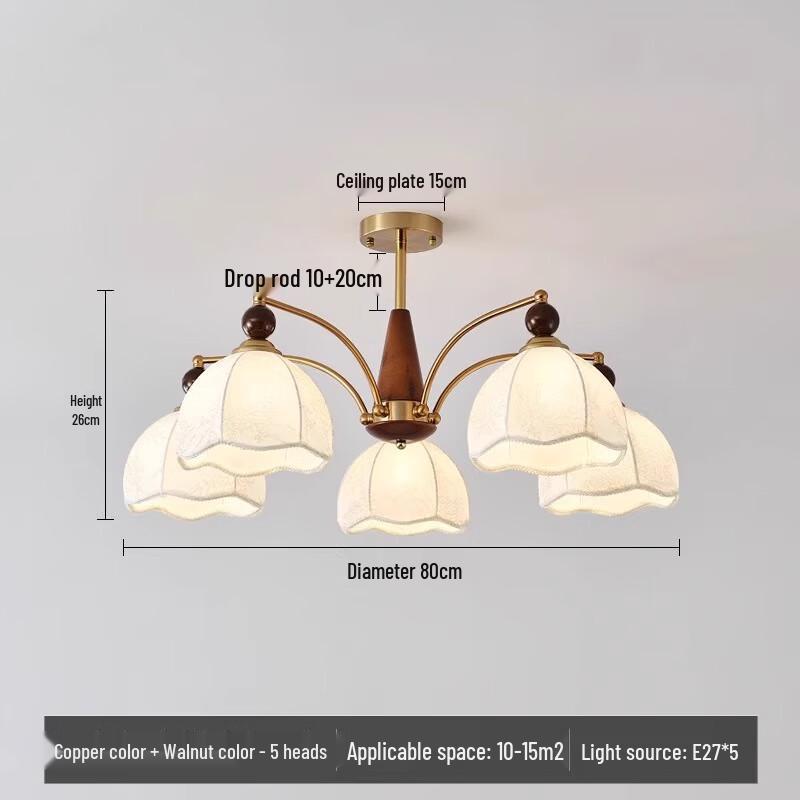 French Retro Style Ceiling & Pendant Lamp
