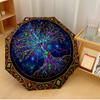 Mystic Crystal Tree Printed Umbrella Windproof Folding Umbrella Portable Sun and Rain Umbrella Suitable for Gifting